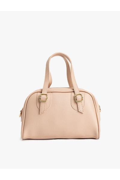Koton Faux Leather Zippered Strap Shoulder Bag with Handle