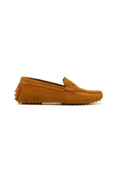 John May Дамски/момичешки ежедневни маратонки (John May Camel Suede)
