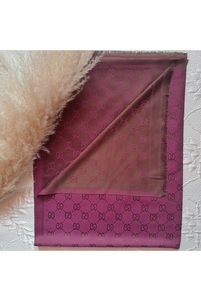 w white stars sports & wear ÇİFT TARAFLI G DESEN ŞAL