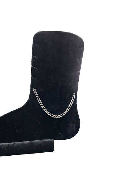 Bijutek Silver Color Chain Model Women's Stainless Steel Anklet