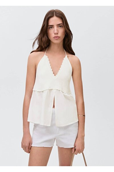 Mango Teen Bluză cu decolteu în V