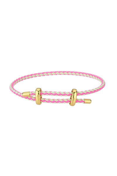 CHARMLUCKY STEEL COLORED BRACELET