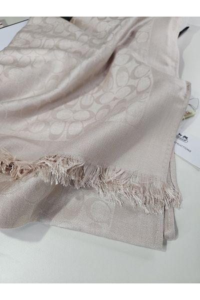 Webinay Home C Pattern Cotton Silk Shawl Scarfs New Season Seasonal Cashmere Shawl Double Sided