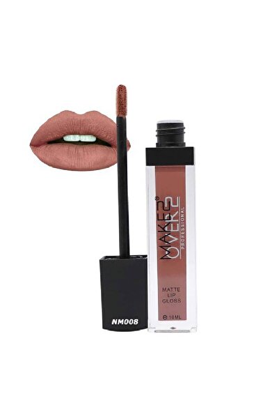 Makeover22 احمر شفاه سائل مطفي من ميك اوفر22 - NM008