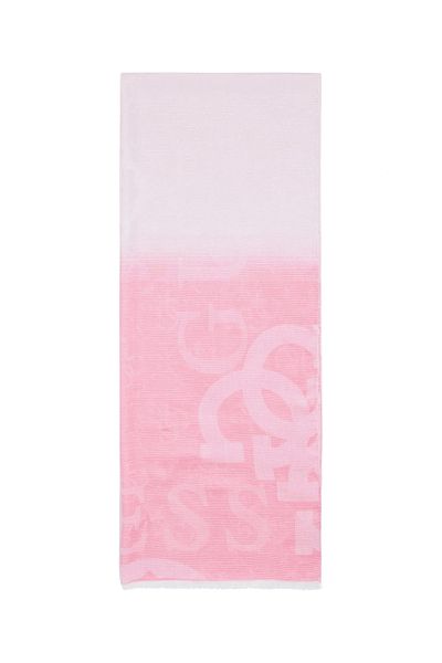 Guess Arnela Scarf Lurx 80X180 Women's Pink Shawl Aw5280Cot03-Odg