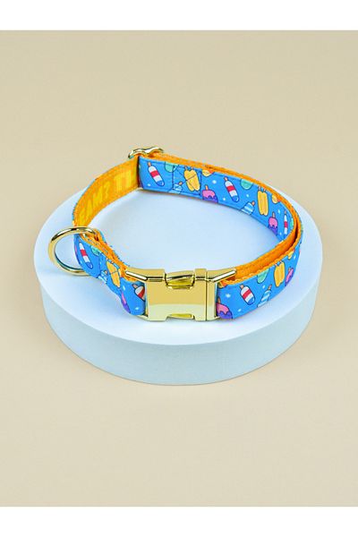 Choice M FH-BQL Valentine's Day and New Year Gifts For Medium Dog And Small Dog Cute Pet Collar Double Sid