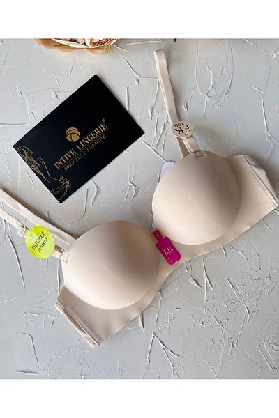 İntive Lingerie Violet Laser Cut Double Push-Up Χωρίς Παρακολούθηση Καπέλο Χωρίς Ποιότητα Κρέμα Ακιντούρηση