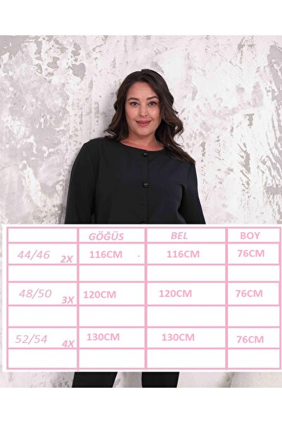 Butik Nilyam Чорний піджак з перламутровою деталізацією плюс розмір 24500