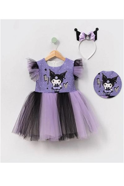ÖRZİKİDS Kuromi Tulle Girl's Dress
