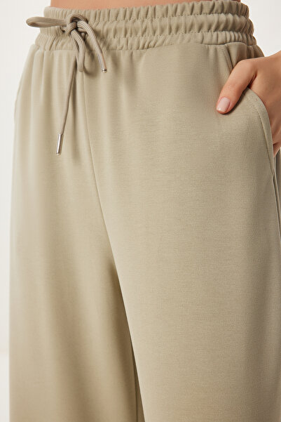 Lovelyİstanbul Φούτερ με φαρδύ πόδι Modal CLAY GREEN LUB0070