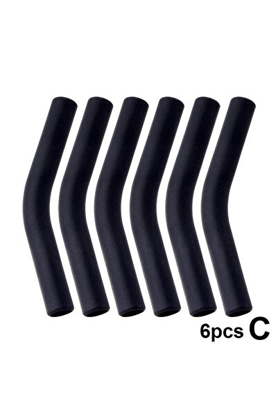 Choice 6 قطع جديدة عالية الجودة من رؤوس القش المعدنية المصنوعة من السيليكون ب...