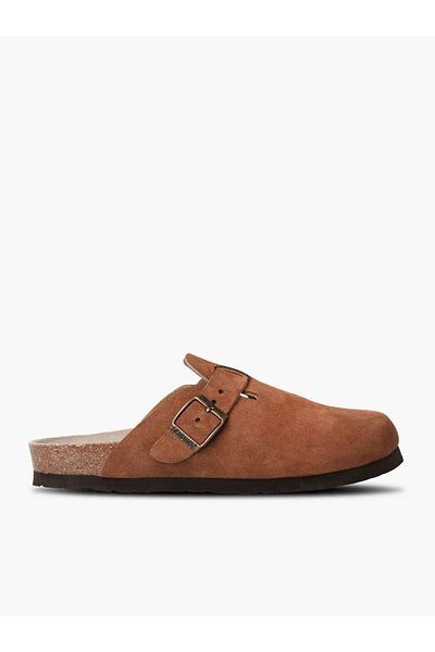 Genuins Women / Girls Slippers Riva g 105937   Genuins Velour Mandorla