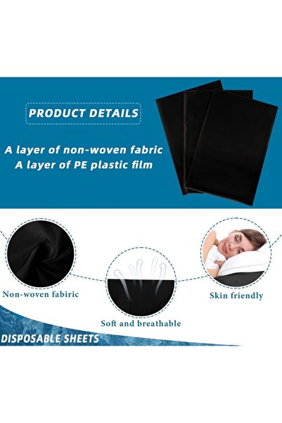 LA PERLA TECH 50 PICS Disposable Massage Table Sheets, Spa Bed Cover Non-Woven Fabric, Spa Covers for waxing