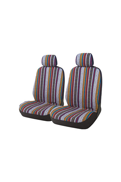 Choice AD9507-A-2F أغطية مقاعد سيارة مخططة عالمية 2+1 لسيارات Iveco Daily وFo...