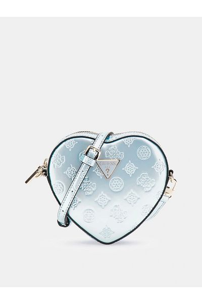 Guess Mini geantă Arnela Heart pentru femei Mini geantă albastră Hwtg9496770-pbo