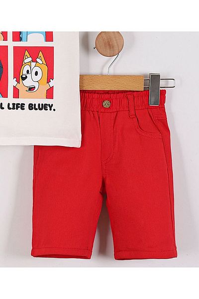 Pollito Boy's for Real Life Printed T-Shirt Shorts Set of 2