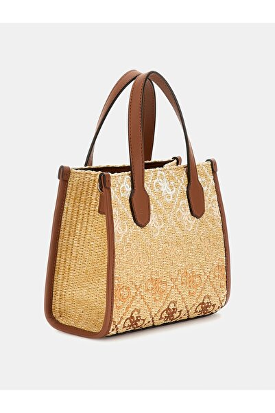 Guess Silvana 2 Comp Mini Tote Women's Brown Mini Bag Hwsw8665770-Col