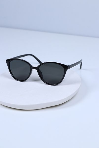 LUNA Eyewear Black Bone Cat Eye 50 Ekartman Glass Changeable Women Unisex Men Uv400 Protection Sunglasses
