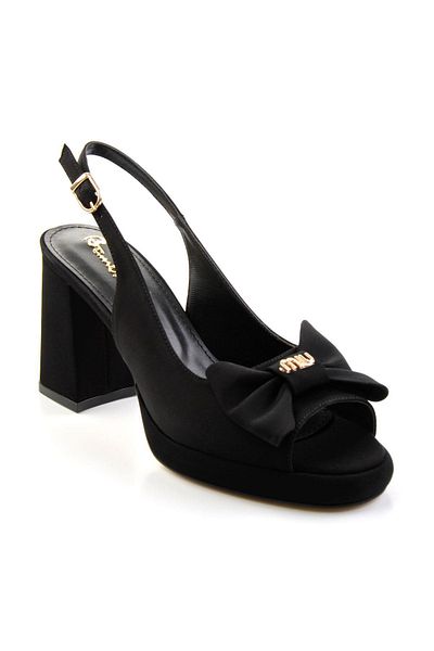Bambi Black Women's Classic Heeled Shoes K 01231441204