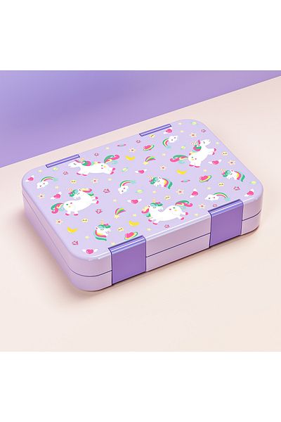 Choice 2 5 Purple Print 1100ml Lunch Box Microwavable Bento Box Tritan Interlayer Leakproof Storage Box Her