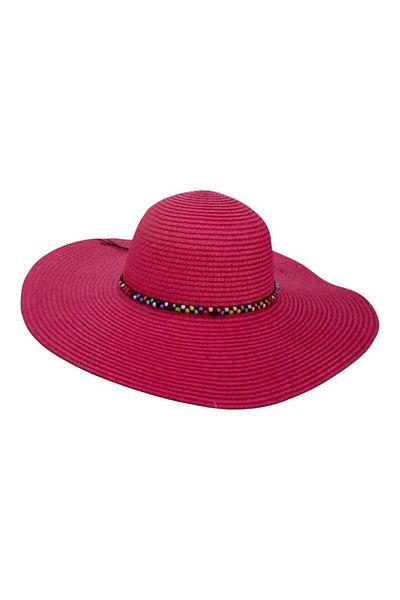 Aware Time Women's Straw Fedora Hat