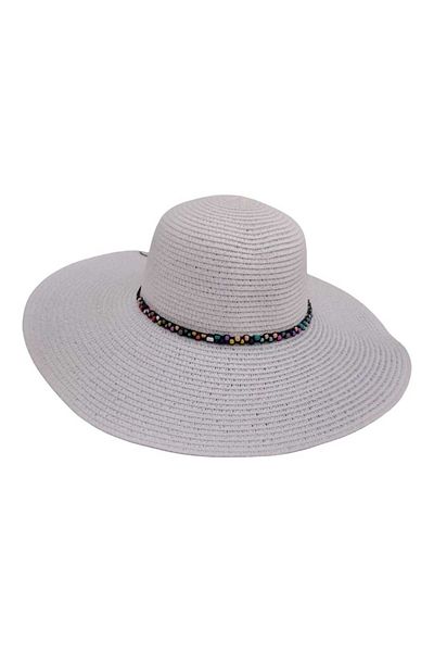Aware Time Women's Straw Fedora Hat