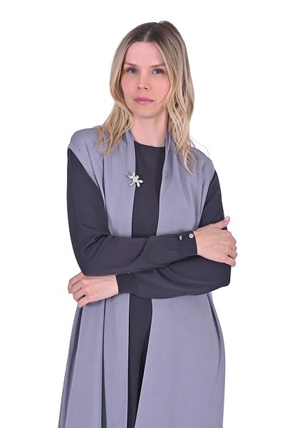 Invee سترة تريكو رمادية INVEE 6136