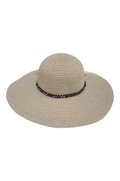 Aware Time Women's Straw Fedora Hat