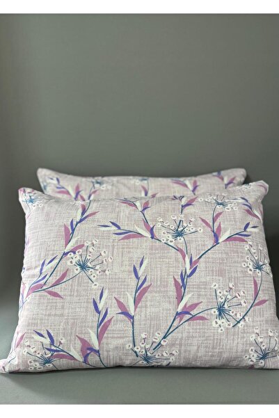 Pamuku كيس وسادة منقوش من القطن [مع سحاب] مقاس 50 × 70 سم