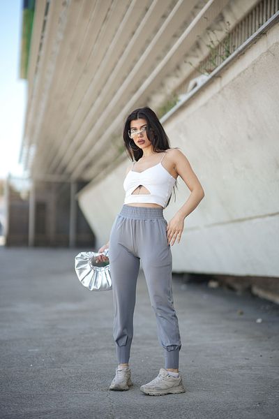 winmoda ΚΑΛΟΚΑΙΡΙΝΗ ΦΟΥΤΕΡ ΣΚΟΥΜΠΑ 8cm ΦΟΥΤΕΡ ΜΕ ΛΑΣΤΙΧΟ ΖΩΝΗ ΚΑΙ ΠΙΣΕ ΠΙΣΕ ΛΕΠΤΟΜΕΡΕΙΑ