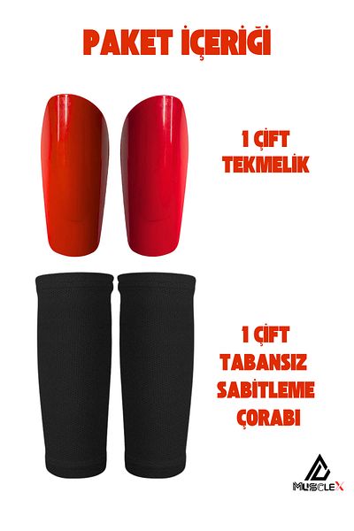 Musclex Spor Tekstil Children's Professional Sock Shin Guards |   Football Shin Guards & Sports Equipment |   Kaval Protector