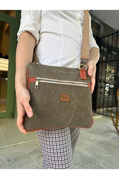 Atelier Lapina Kahve / Geyik / İnce Kol ve Omuz Çantası