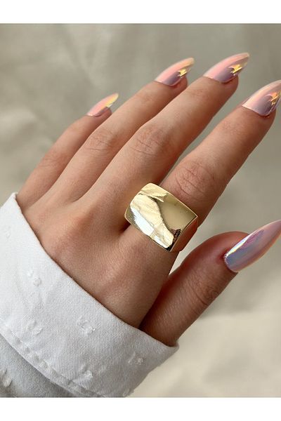 Eylülün Takısı Women's Gold Color Vintage Ring