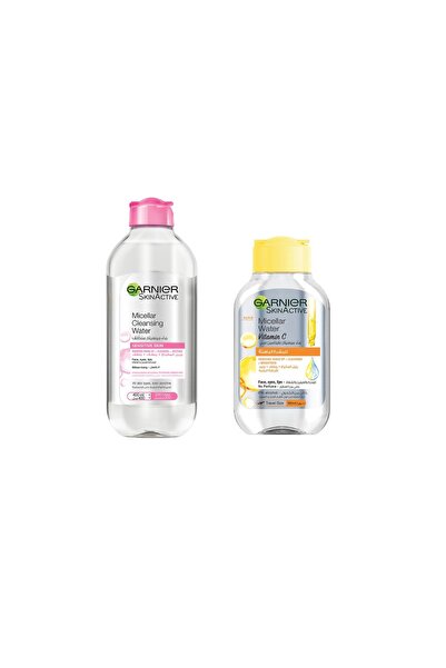 Garnier ماء ميسيلار منظف إس.آكت 400 مل + غارنييه تواليت ميسيلار فير بي 100 مل 002