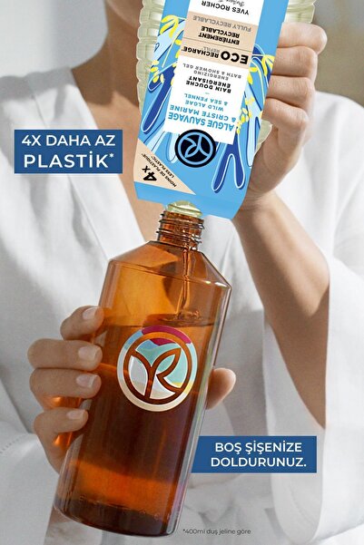 Yves Rocher Bitkisel İçerikleri İle Cilde Yoğun Nem Veren Duş Jeli- Refill 600 ml
