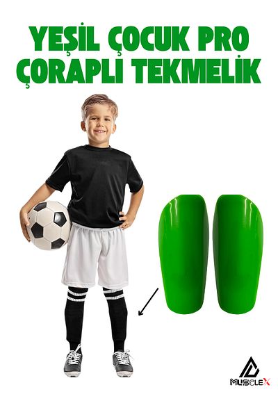 Musclex Spor Tekstil Παιδικό Επαγγελματικό Σιαγόνι με Κάλτσες |   Ποδοσφαιρικό Ποδοσφαιρικό & Αθλητικός Εξοπλισμός |   Προστατευτικό καβάλου