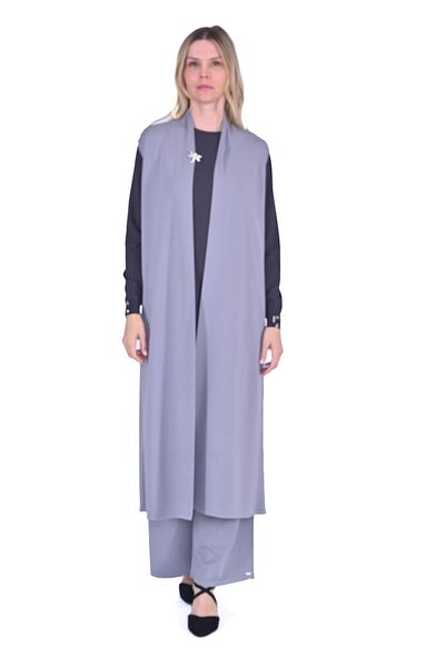 Invee سترة تريكو رمادية INVEE 6136