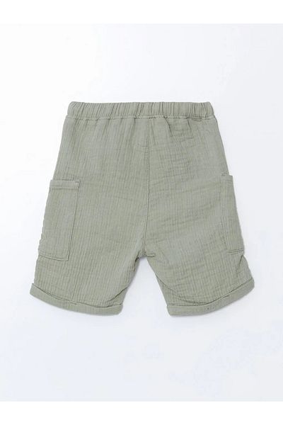 LC Waikiki LCW Kids Green Elastic Waist Basic Boy σορτς
