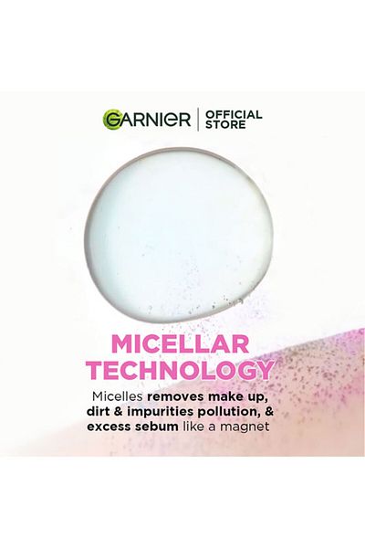 Garnier ماء ميسيلار منظف من إس.آكت، 2 × 400 مل