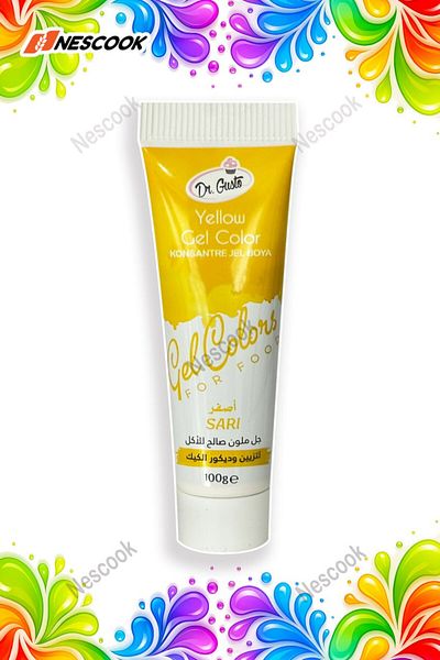 nescook Yellow Tube Gel Paint 100 Gr