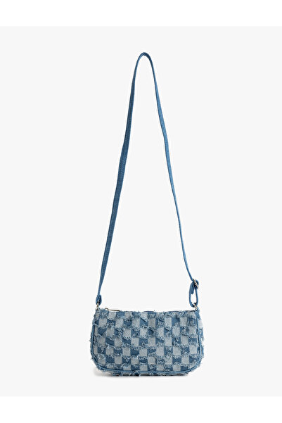 Koton Askılı Denim Patchwork Çapraz Çanta