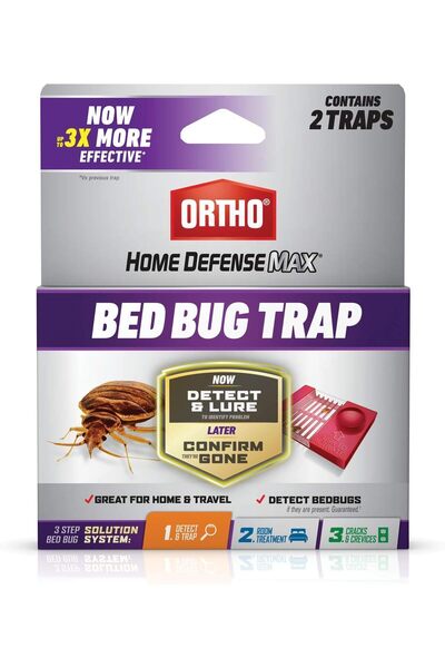 Ortho مصيدة بق الفراش من هوم ديفينس ماكس - عبوة من قطعتين