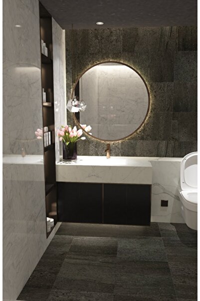 Wallover Design Kablosuz Pilli Ledli CEVİZ MDF Çerçeveİi 4MM KALİTE Dekoratif...