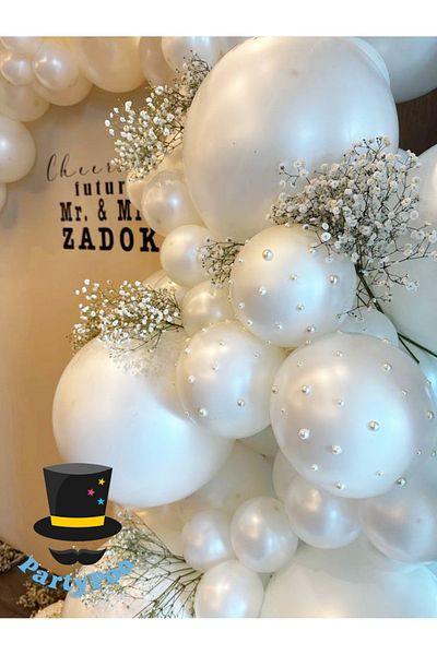 PartyPoo İnci Concept Cream Color Balloon Set of 20