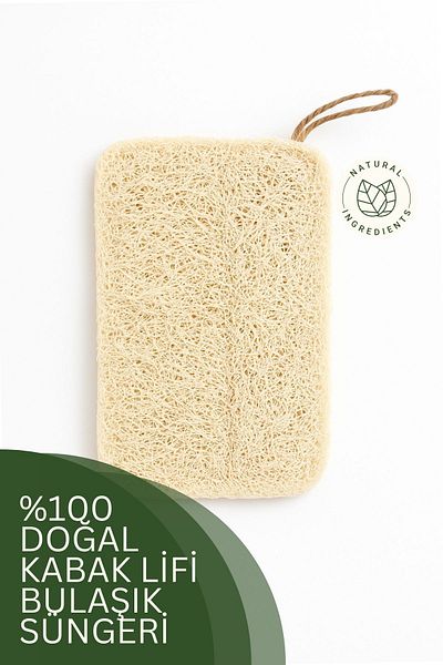 STELLIUM 100% Natural Pumpkin Fiber Dish Sponge