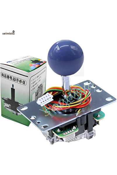Choice6 -jlx- Dark blue NEW Original Japan SANWA Joystick JLX-TP-8YT 8 Way Re...