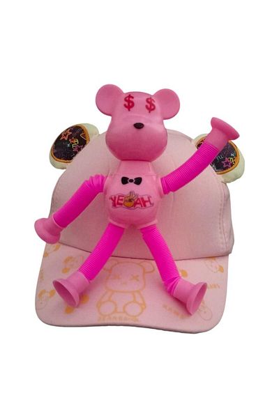 Aware Time 4-8 Years Unisex Children's Removable and Removable Summer Hat with Toys