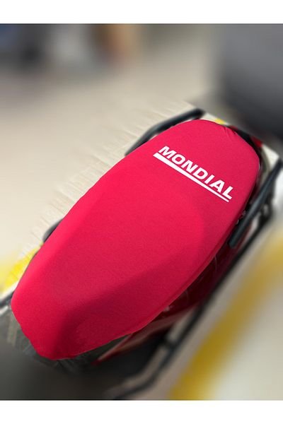 ULTRASHOP Husă de șa turcoaz - Șa din bumbac pieptănat cu țesătură roșie și logo A Model