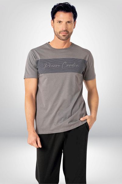 Pierre Cardin 2025 Bow-Eskise Men's Short Sleeve Home Wear Pajama Set