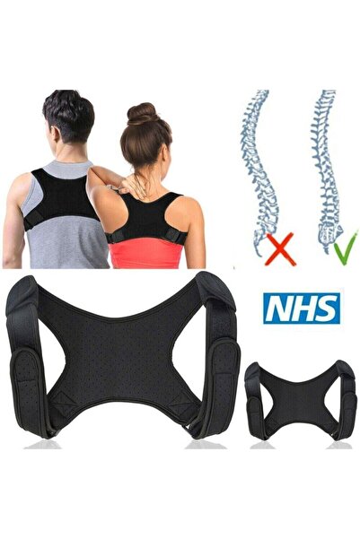 Ankaflex Posturex унисекс черен корсет за изправена стойка